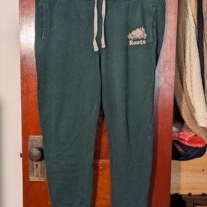 Roots Men's Green Sweatpants